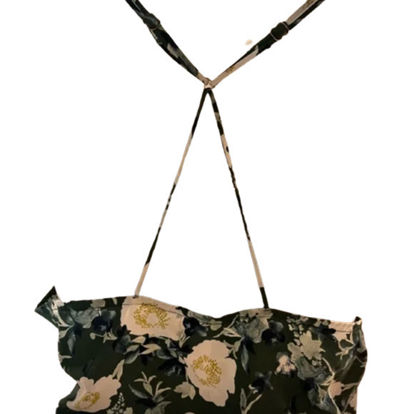 EUC Stars Above‎ XXL Green White Floral Tank Double Straps - Picture 13 of 13